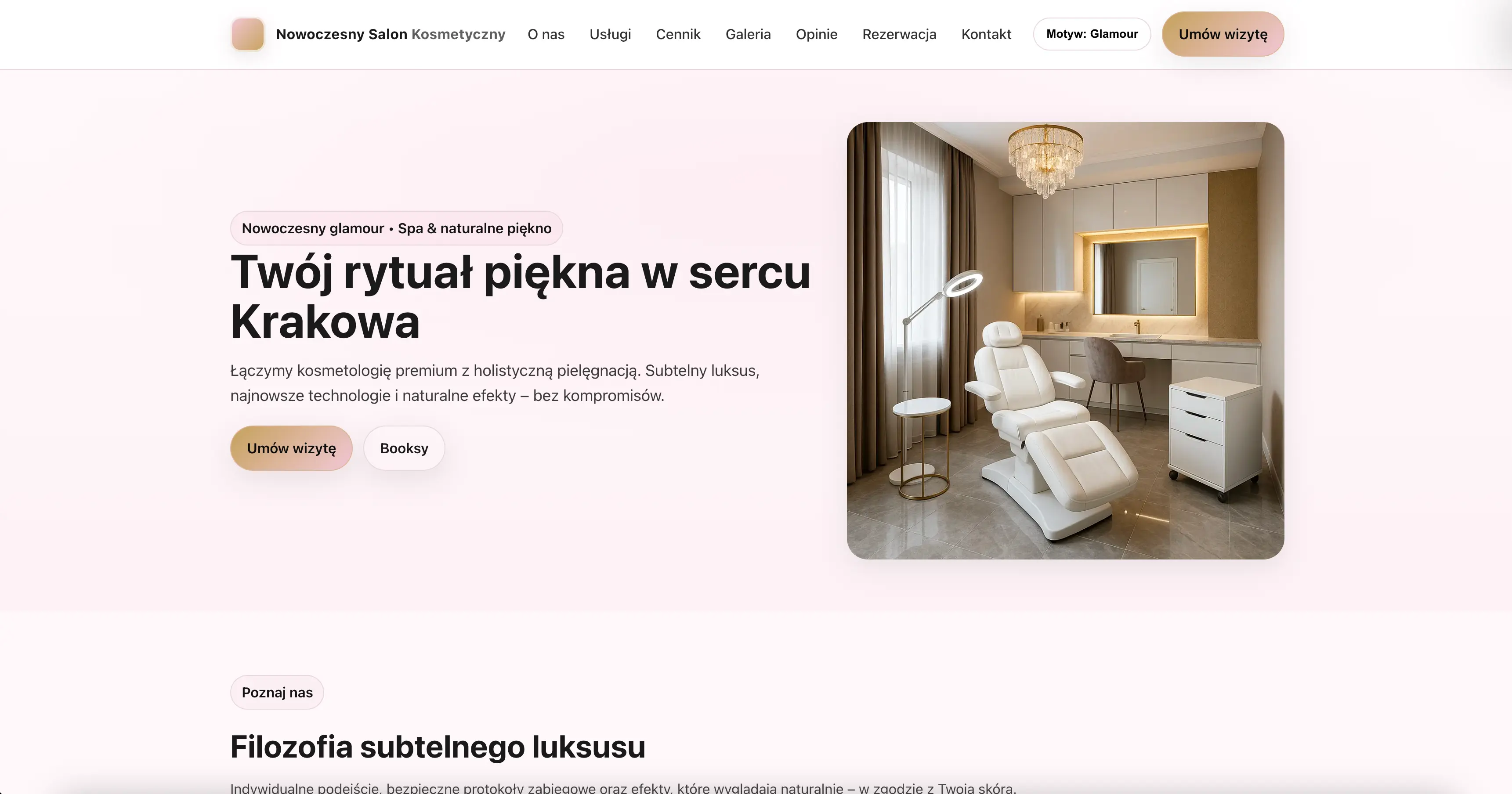 Projekt sklepu internetowego dla marki odzieżowej